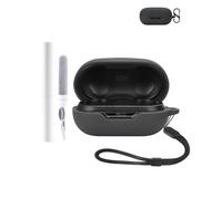 Custodia protettiva in silicone per auricolari TOZO Golden X1, resistente ed ecologica, con fori precisi e compatibilità di ricarica, colore nero