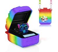 Custodia protettiva in silicone per Bitzee Disney Interactive Toy - Anticaduta, con cordino e durevole, adatta per Bitzee Disney Interactive Toy (colore rosso misto)