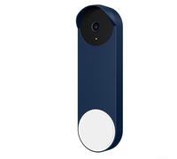 Custodia protettiva in silicone per campanello, leggera, resistente alle intemperie e ai raggi UV, per Google Nest Doorbell Wired di terza generazione (blu)