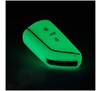 Custodia protettiva in silicone per chiave auto a 3 tasti, colore fluorescente di notte