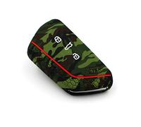Custodia protettiva in silicone per chiave auto a 3 tasti, motivo mimetico