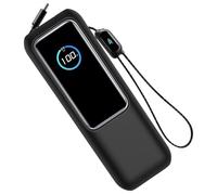 Custodia protettiva in silicone per computer portatile e banca di energia, antipolvere, accessorio per computer per palestra, campeggio, avventura, ciclismo, uso domestico, Nero , Fare riferimento