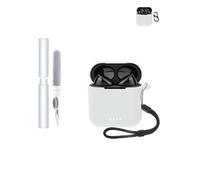 Custodia protettiva in silicone per cuffie Bluetooth Tozo T6, resistente ed ecologica, con fori precisi e compatibilità di ricarica, colore: bianco