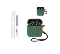 Custodia protettiva in silicone per cuffie Bluetooth Tozo T6, resistente ed ecologica, con fori precisi e compatibilità di ricarica, colore grigio