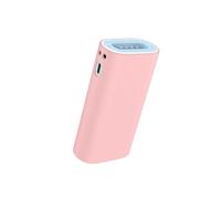 Custodia protettiva in silicone per CUKTECH CP13 Power Bank, custodia protettiva morbida, antipolvere, antiurto, rosa