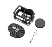 Custodia protettiva in silicone per DJI Action 6 Custodia morbida con cinturino da polso e copriobiettivo, accessori per videocamera sportiva Osmo Action 6