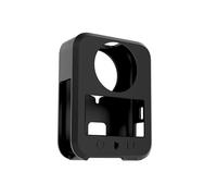 Custodia protettiva in silicone per DJI Osmo 360 morbida custodia protettiva con batteria aperta laterale, copertura protettiva a tutto tondo portatile per action camera accessori, Nero , per DJI Osmo