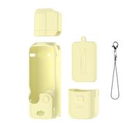 Custodia protettiva in silicone per DJI OSMO Pocket 3 Body Lens Grip Cover protettiva Display Blackout Lens Cap Screen Protector, per DJI OSMO Pocket 3, set di manicotti protettivi in silicone, Set 1