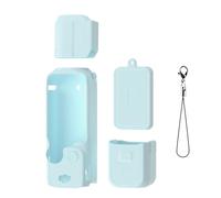 Custodia protettiva in silicone per DJI OSMO Pocket 3 Body Lens Grip Cover protettiva Display Blackout Lens Cap Screen Protector, per DJI OSMO Pocket 3, set di manicotti protettivi in silicone, Set 1