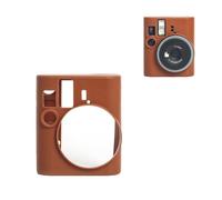 Custodia protettiva in silicone per fotocamera Instax mini41, protezione antipolvere e antiurto, Marrone, Anti-caduta