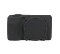Custodia protettiva in silicone per fotocamera RICOH GR4, custodia protettiva morbida con copriobiettivo per fotocamera RICOH GR4, Nero , Unisex