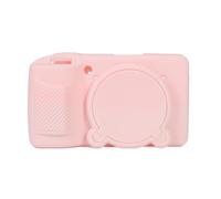 Custodia protettiva in silicone per fotocamera RICOH GR4, custodia protettiva morbida con copriobiettivo per fotocamera RICOH GR4, Rosa cipria, Unisex