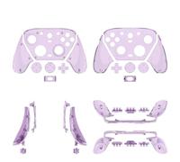 Custodia protettiva in silicone per GameSir G7 Pro, controller per PC gaming Pannello di ricambio trasparente (viola trasparente)