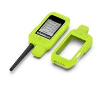 Custodia protettiva in silicone per Garmin Alpha 300i 200i, custodia protettiva in silicone morbido per paraurti, copertura protettiva impermeabile (verde fluorescente)