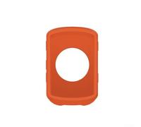 Custodia protettiva in silicone per Garmin Edge 540 e 840, con pellicola protettiva in vetro temperato, morbida copertura ammortizzante per computer da bicicletta, colore nero (C)