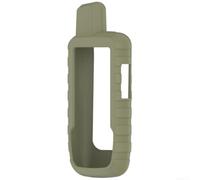 Custodia protettiva in silicone per Garmin GPSMAP 66i 67i, antiurto, morbida, in TPU, antigraffio, per escursionismo, campeggio, uso all'aperto, nero, arancione, verde, blu (verde giungla)