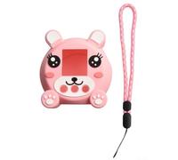 Custodia protettiva in silicone per giocattolo digitale interattivo Punirunes con ritagli precisi per pulsanti e caratteristiche in vivace schema rosa leggero e guscio (rosa)
