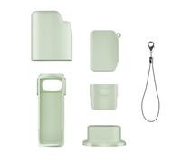 Custodia protettiva in silicone per Insta 360 Luna Ultra, custodia protettiva per manico dello schermo dell'obiettivo, accessori per action camera, verde chiaro
