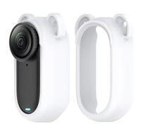 Custodia protettiva in silicone per Insta360 GO 3S/GO 3, custodia protettiva antigraffio morbida per GO3S/GO3 Thumb Camera Accessori (bianco)