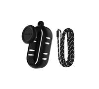 Custodia Protettiva in Silicone per Insta360 GO 3S Videocamera d'Azione, Pelle Morbida della Copertura del Guscio + Tappo dell'Obiettivo + Cinghia del Collo Accessori del Cordino (Nero)