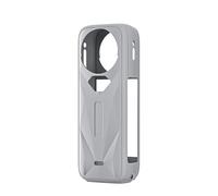 Custodia protettiva in silicone per Insta360 X5, copertura protettiva in silicone morbido con copertura dell'obiettivo Accessori per Insta360 X5 (Coperchio protettivo grigio)