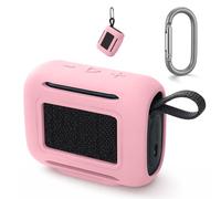 Custodia protettiva in silicone per JBL Go 5, morbida, antiurto, copertura protettiva integrale a 360°, senza cuciture, ultra sottile, facile da pulire, lavabile, aperture di precisione per la