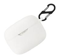 Custodia protettiva in silicone per JBL Tune Beam, resistente agli urti, per JBL Tune Beam with Keychain (bianco)