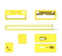 Custodia protettiva in silicone per Kodak Charmera, custodia protettiva morbida per fotocamera Kodak Charmera, antiurto, anti-polvere, per Kodak Charmera, Giallo, Anti-caduta