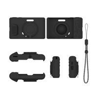 Custodia protettiva in silicone per Kodak Pixpro C1 fotocamera Custodia in gomma resistente alla polvere e agli urti(Nero)