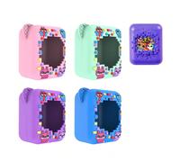 Custodia protettiva in silicone per l'animale elettronico interattivo Bitzee/Beezeepet, con motivi colorati a cartoni animati di animali e cibo, regalo super carino e divertente per bambini, protezion