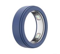 Custodia protettiva in silicone per Oura Ring 5, antigraffio, morbida, per taglie S, M, palestra, uso quotidiano (blu, S)