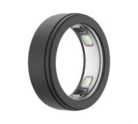 Custodia protettiva in silicone per Oura Ring 5, antigraffio, morbida, per taglie S, M, palestra, uso quotidiano (nero, S)