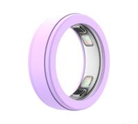 Custodia protettiva in silicone per Oura Ring 5, antigraffio, morbida, per taglie S, M, palestra, uso quotidiano (viola, M)