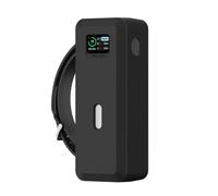 Custodia protettiva in silicone per Power Bank 737 da 24.000 mAh con slot per scheda SD/SIM, foro per dado da 1/4 di pollice, maniglia nera