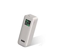 Custodia protettiva in silicone per Power Bank Anker Prime 27650 mAh (250 W) - Anti-shock, antigraffio, design antiscivolo, lavabile, comoda da tenere, grigio