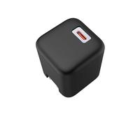 Custodia protettiva in silicone per presa di ricarica Torras Ice Block 45 W doppio adattatore di alimentazione USB-C Shell antiurto (nero)