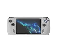 Custodia protettiva in silicone Per ROG ALLY Custodia protettiva per console di gioco Custodia protettiva antigraffio anti-scivolo per console di gioco portatile a prova di goccia (Gray white)