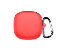 Custodia protettiva in silicone per SHOKZ OpenFit 2+ T921, custodia protettiva per auricolari con moschettone per cuffie, protezione completa, a prova di caduta e polvere (rosso)