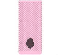 Custodia protettiva in silicone per Skullcandy Dime for evo, custodia morbida antigraffio con pulsante di facile accesso, attrezzatura da viaggio leggera per cuffie (rosa)