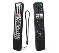 Custodia Protettiva in Silicone per Sony RMF-TX600U RMF-TX500U RMF-TX520E RMF-TX621E RMF-TX500E RMF-TX600E Telecomando Vocale Intelligente, Custodia Telecomando per Sony Telecomando (Nero)