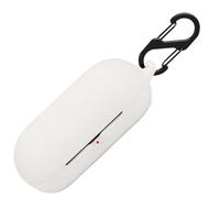 Custodia protettiva in silicone per Sony WF-C700N, antiurto, per Sony WF-C700N, con portachiavi, colore: bianco