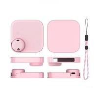 Custodia protettiva in silicone per Soundcore per registratore vocale Anker Work con copertura antiurto a 360 gradi e design lavabile in colore nero (rosa (G133))