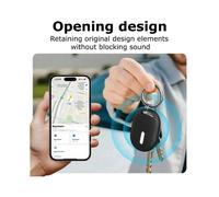 Custodia Protettiva In Silicone per Tag Tracker, Impermeabile, Portatile, Anti-Perdita, Manicotto Protettivo con Accesso Ad C