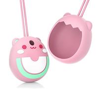 Custodia protettiva in silicone per Tamagotchi Pix Virtual Electronic Pet Game Machine, custodia morbida per Tomagatchie Giga Pet Mini Toy, custodia da viaggio con cinturino da polso (rosa)