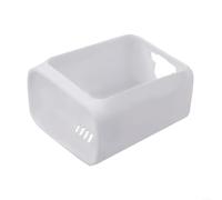 Custodia protettiva in silicone per telecamera di sorveglianza Eufy Security S230 SoloCam S40, impermeabile, antiscivolo, con design esterno testurizzato, protezione interna (bianco)
