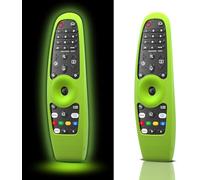 Custodia protettiva in silicone per telecomandi LG TV Glow in The Dark, cover remota per MR650, MR600, MR18BA, MR20BA, MR19BA (verde brillante) - 【2 confezioni】