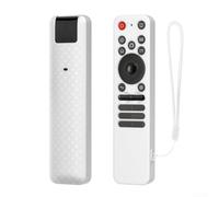 Custodia protettiva in silicone per telecomando, antiscivolo, con cordino, per telecomando LG MR25GA 2025 SmartTV serie C5/B5/G5/M5 (bianco)
