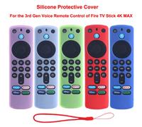 Custodia protettiva in silicone per telecomando Fire Stick 4K MAX di terza generazione Custodia antipolvere antigoccia che si illumina al buio per il controllo della TV del fuoco