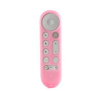 Custodia protettiva in silicone per telecomando Google GY3LE, custodia protettiva in silicone per telecomando Google TV Streamer 4K TV 2024 (rosa luminoso)