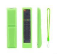 Custodia protettiva in silicone per telecomando Hisense 22601, disponibile in diversi colori, antiscivolo, morbida, per la protezione del telecomando della TV (verde acceso)